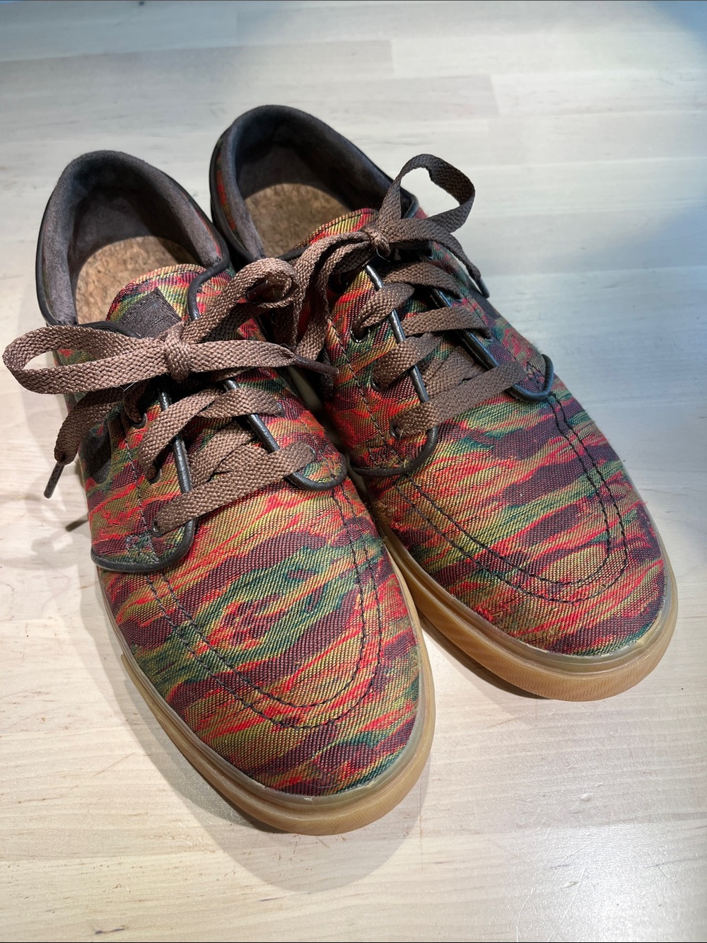 Nike SB Stefan Janoski Camo Gum canvas shoes